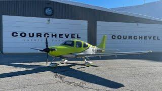 My First landing at Courchevel Altiport with a Cirrus SR22