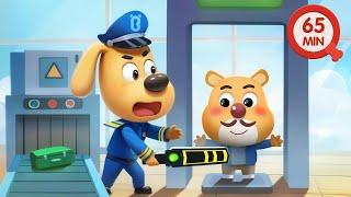 Police at Airport Security ️ | Airplane Safety Tips | Kids Cartoons | Sheriff Labrador