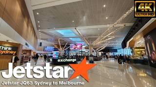 Jetstar JQ63 Sydney to Melbourne  Experience4k F