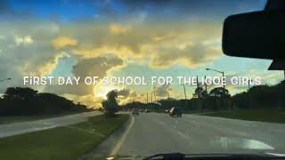 What's the first day of school drop off like at AD Henderson University School at FAU ?