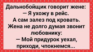 Дальнобойщик Залез Под Кровать! Сборник Свежих Анекдотов! Юмор!