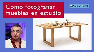 Cómo tomar fotos de muebles en estudio