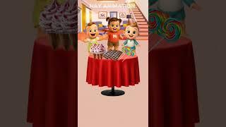 Greedy Children Have No Friends#animation #shorts #cartoon #usa #english