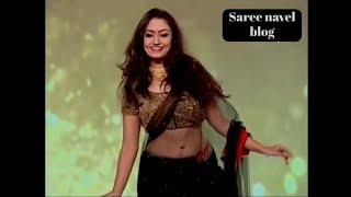 Serial actress Vaishnavi gowda hot saree navel dance | milky navel show hot | Rare saree navel slip