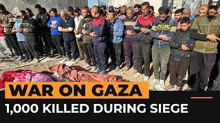 Israel’s siege of north Gaza kills more than 1,000 | Al Jazeera Newsfeed