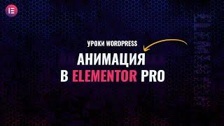 Как добавить анимацию в Elementor Pro - Гайд для новичков