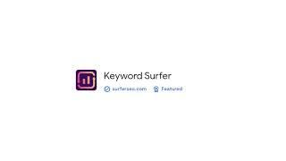 Keyword surfer Free SEO Chrome Extension | SEO Quick Tutorial