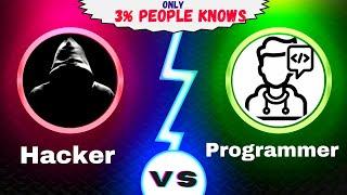 Hacker VS Programmer | Detailed Explanation | Code Hut