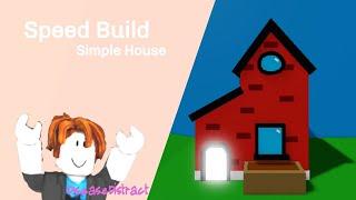 Roblox Studio Speedbuild - Simple House