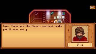 Catch crabs! (Willy's 6 hearts event) - Stardew Valley