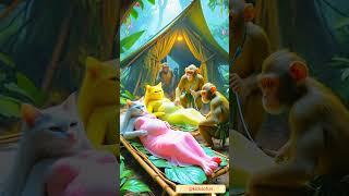 pregnant lady cats in jungle  #kicksofun #sadcatstory #emotionalcatstory #catstory #viralcatvideo