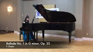 Evelyn Liang, 2019 Provincial Instrumental Competition, winner