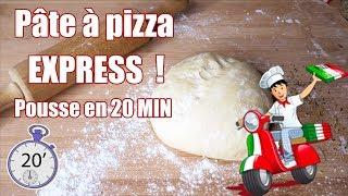 Pâte à PIZZA facile en 20 MIN CHRONO ⏱️