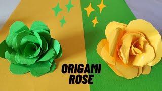 How to make an origami rose flower | Tutor SD