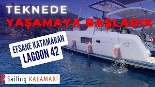 80 - Katamaranda Yaşamaya Başladık  ️ Efsane Lagoon 42 ️ Yelkenli Teknede Yaşam