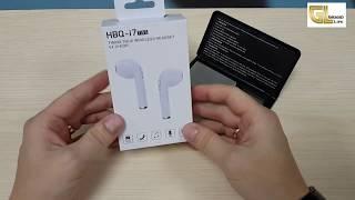 Bluetooth наушники  HBQ - I7 TWS аналог AirPods (ОБЗОР и ИНСТРУКЦИЯ)