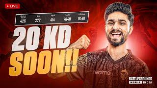 50 SOLO KILLS OR CHICKEN STREAK | 20 KD KARDE? | BGMI LIVE