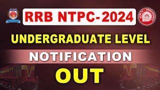 RRB NTPC UNDER GRADUATE LEVEL NOTIFICATION OUT #shyaminstitute