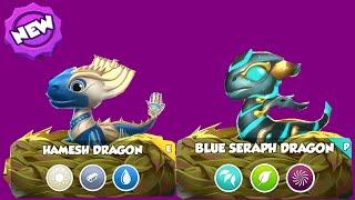 Hatched Hamesh and Blue Seraph Primal Dragon-Dragon Mania Legends | Hockey Grid Event | DML