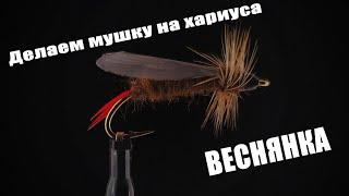 Мушки на ленка и хариуса - супер уловистая верховая мушка веснянка