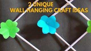 2 Unique wall hanging craft ideas | Best out of waste | Tutor SD