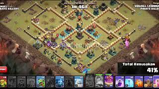 Clash of Clans - TH11 3 stars TH17 (TH11 vs TH17)