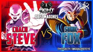 [DBFZ] STRONGER EVERY DAY! COACH STEVE TAKES ON SONICFOX'S BABY VEGETA!!! | Dragon Ball FighterZ