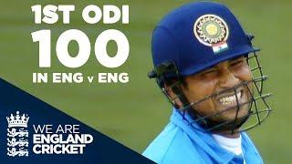 Sachin Tendulkar's 1st ODI Century In England Against England - Highlights