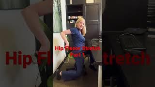 Hip Flexor Stretch-Part 1. Sitting can cause your hip flexors to tighten causing stiffness and pain.