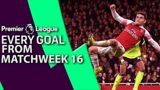 Every goal from Premier League Matchweek 16 | NBC Sports