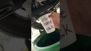 Oil Change HACK?!?! #shorts #kevinnadeau #oilchange