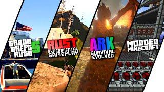 MeatyLock | Funny Moments, Rust Gameplay, Modded Minecraft, Ark Survival Evolved, GTA 5