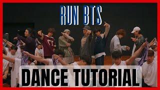 BTS 'RUN BTS' Dance Practice Mirror Tutorial (SLOWED)