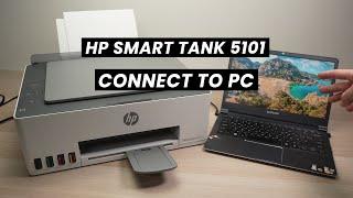 How to Setup HP Smart Tank 5101 Printer With PC Computer Using Wifi