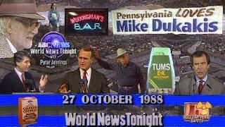 ABC World News Tonight with Peter Jennings (Complete Broadcast, 10/27/1988)  