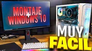 Como montar tu PC GAMING, INSTALAR WINDOWS 10 y DRIVERS paso a paso en 2024, en 20 MINUTOS!!