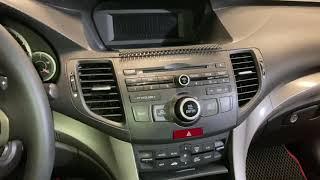 honda accord 8 - как снять штатную магнитолу. how to remove the head unit