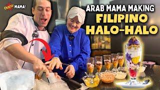 ARABS Making "HALO HALO" From SCRATCH (Ang Galing ni Mama) 