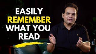 How to remember what you read | Nishant Kasibhatla