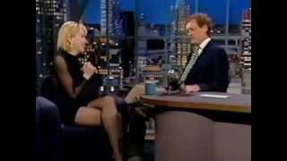 Sharon Stone on Late Night (1993)