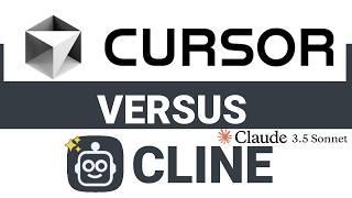 Cursor vs Cline | 240k Tokens Codebase Side-by-Side AI Coding Battle