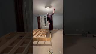 My King Floating  Bed #shorts #diy