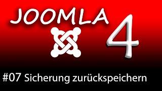 Akeeba Backup auf Server wiederherstellen - Homepage erstellen mit Joomla!4 - Tutorialgarage.com