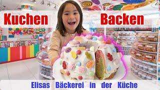 Kinder Backen | Meine eigene BÄCKEREI in der Küche | Elisa und Clarielle