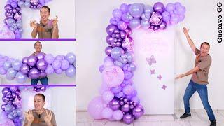 balloon decoration ideas  balloon garland tutorial - balloon arch tutorial