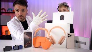 XXL ASMR Unboxing: Phone 16 Pro + AirPods Max + Apple Watch 10 + Ultra 2 Black Titanium + Milanaise