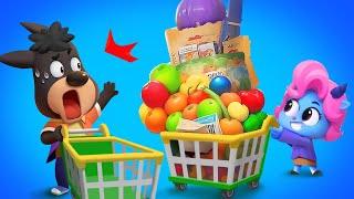 Grocery Store Shopping | Police Cartoon | Educational | Kids Cartoon | Sheriff Labrador | BabyBus