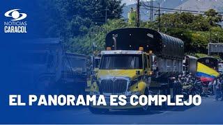 Continúa el paro de camioneros en el país. Este es el panorama