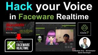 Faceware Realtime - HACK your VOICE into girl, boy, monster etc. FULL TUTORIAL