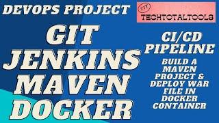 Git+Jenkins+Maven+Docker–Build a Maven project and Deploy war file in Docker using CI/CD Pipeline